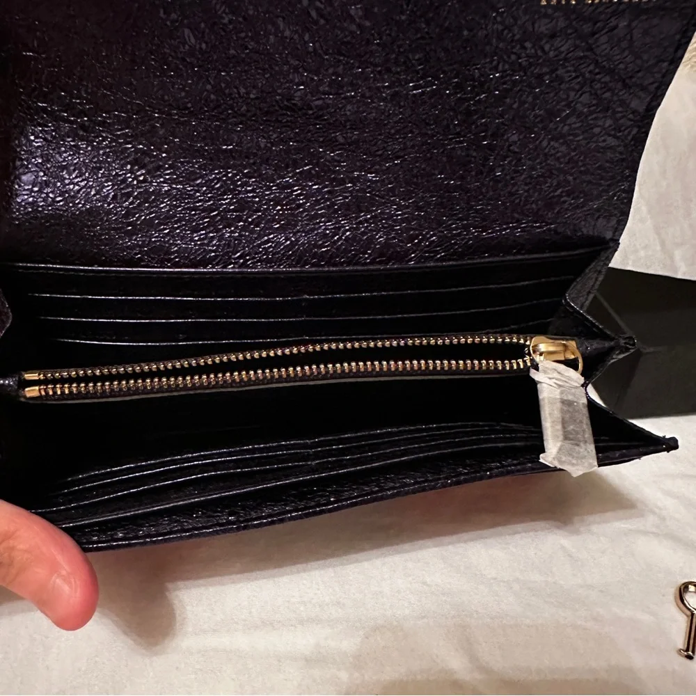 Anya Hindmarch Metallic Multicolor Ceramic Effect Leather Continental Wallet - Picture 8 of 14
